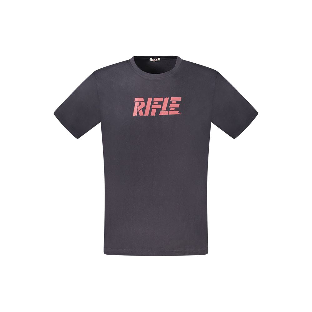 Rifle T-Shirt aus blauer Baumwolle