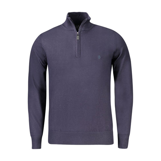 Coveri Moving Blauer Nylon-Pullover