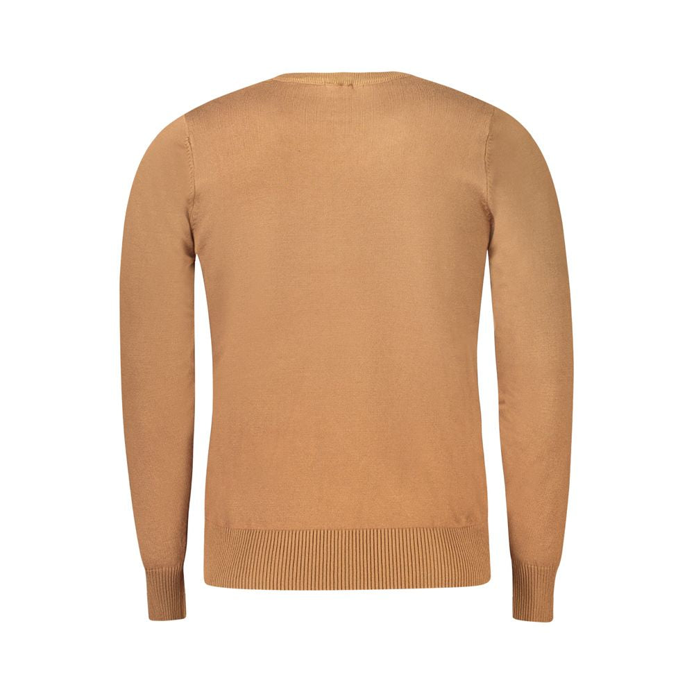 Coveri Moving Brauner Nylon-Pullover