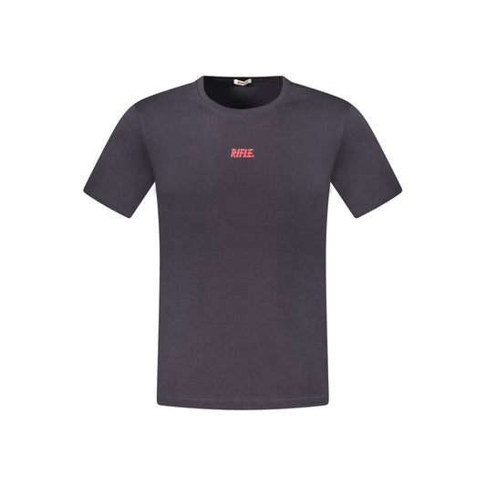 Rifle T-Shirt aus blauer Baumwolle