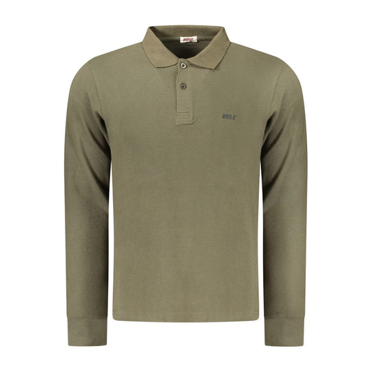 Rifle Grünes Baumwoll-Poloshirt