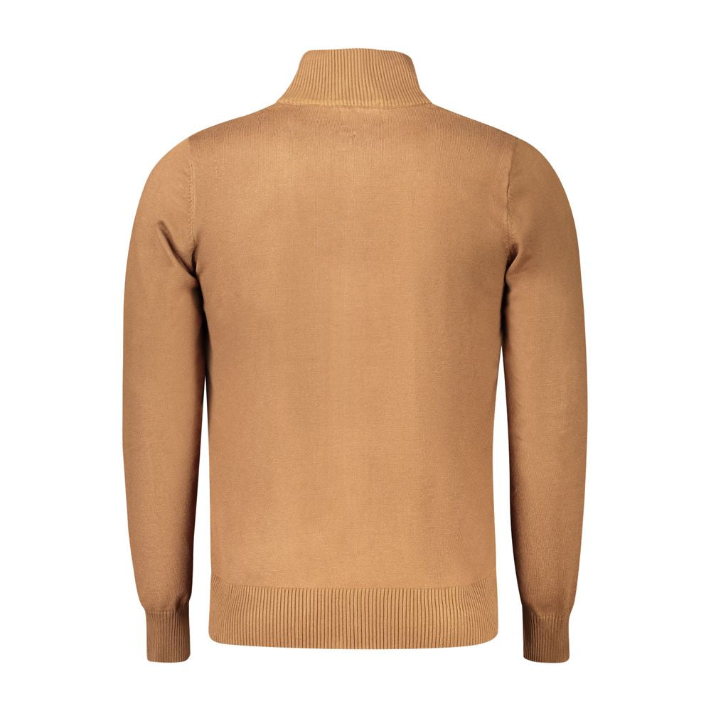 Coveri Moving Brauner Nylon-Pullover