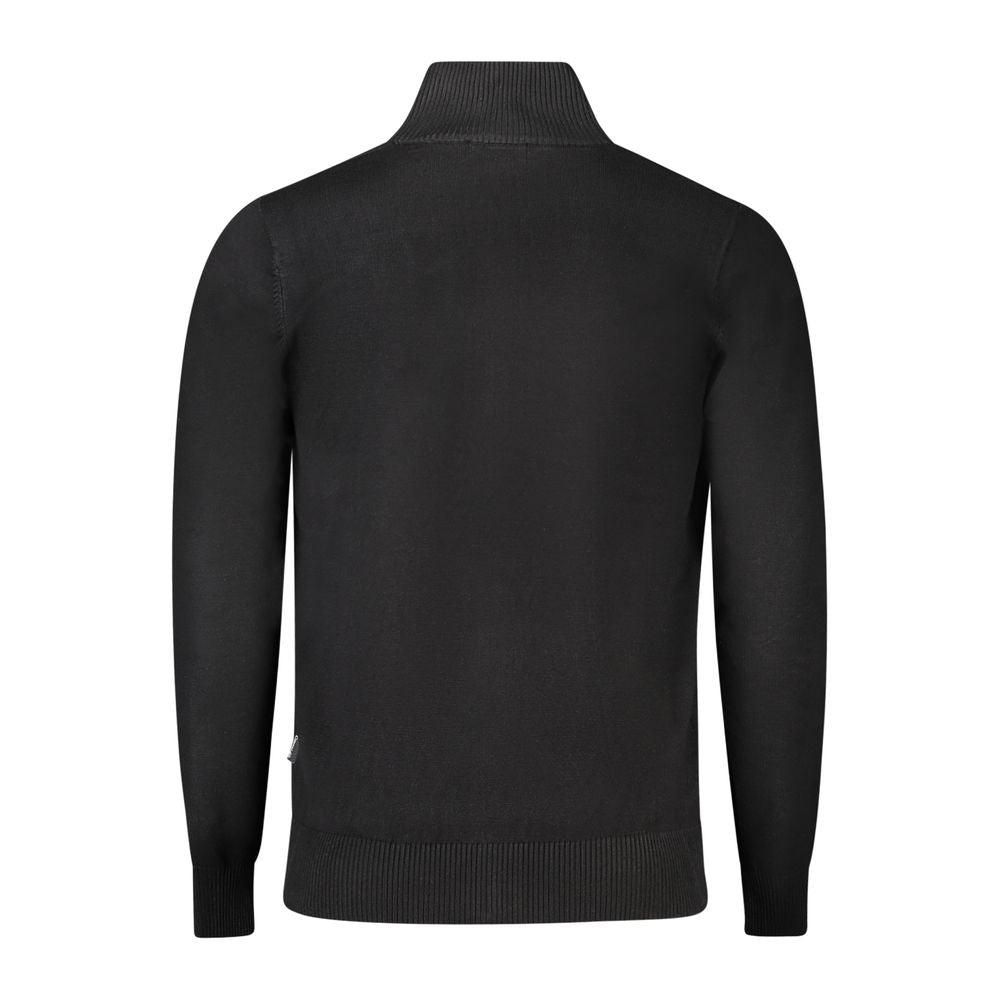 Coveri Moving Schwarzer Nylon-Pullover