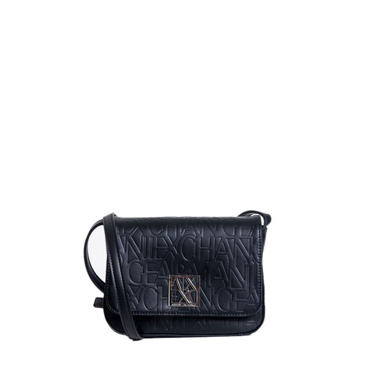 Armani Exchange Schwarze Polyethylen-Handtasche