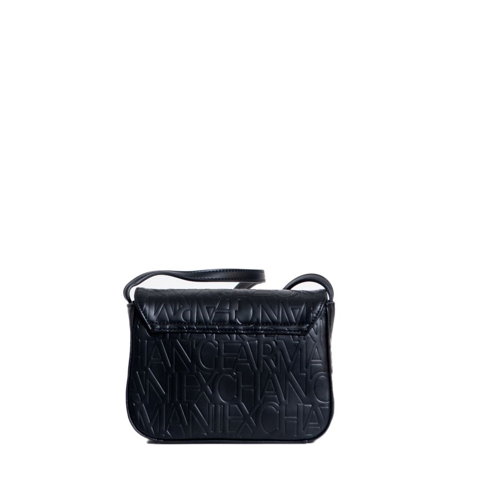 Armani Exchange Schwarze Polyethylen-Handtasche