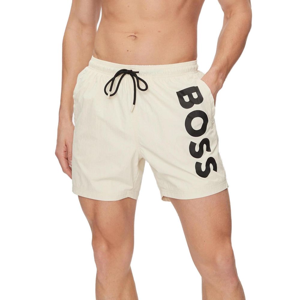 Hugo Boss Beige Polyester-Badebekleidung