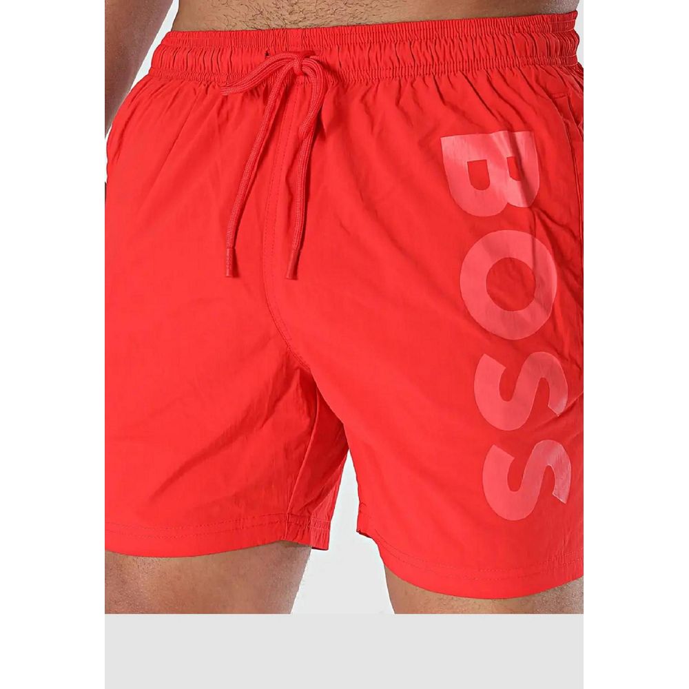 Hugo Boss Rote Polyester-Badebekleidung