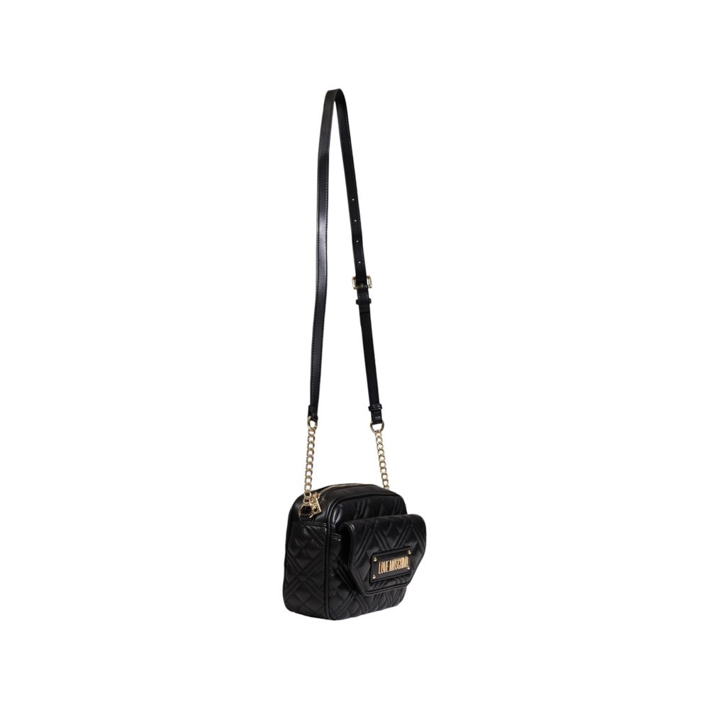 Love Moschino Schwarze Polyethylen-Handtasche