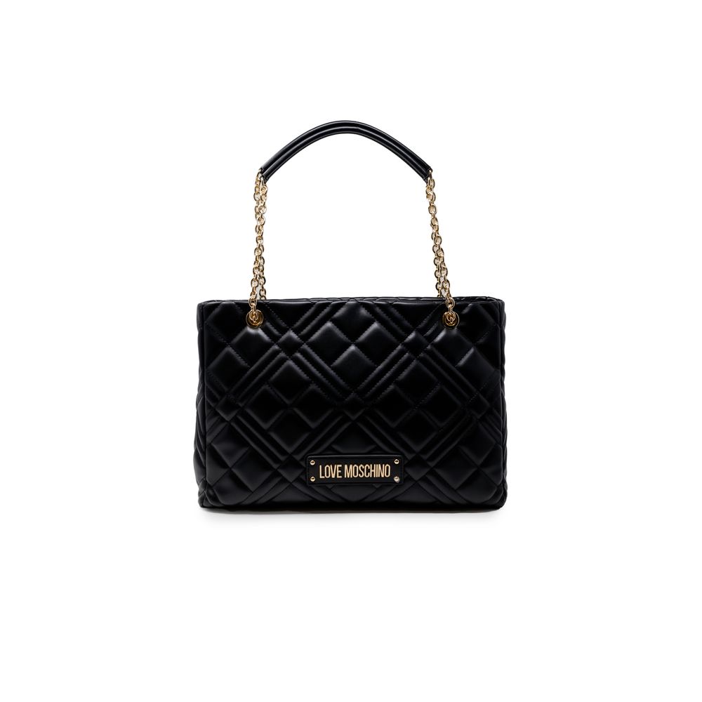 Love Moschino Schwarze Polyethylen-Handtasche