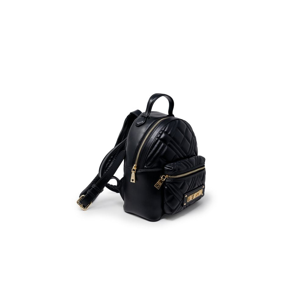 Love Moschino Schwarzer Polyethylen-Rucksack