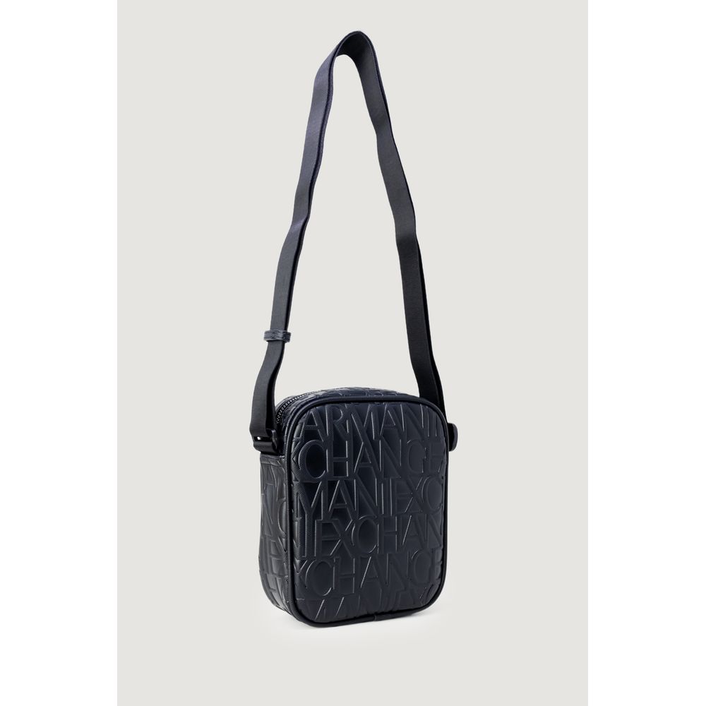 Armani Exchange Schwarze Kunstledertasche