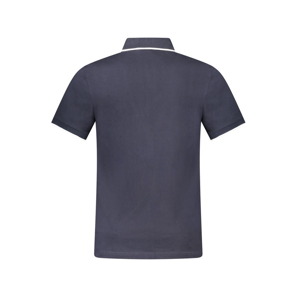 Hugo Boss Blaues Baumwoll-Poloshirt