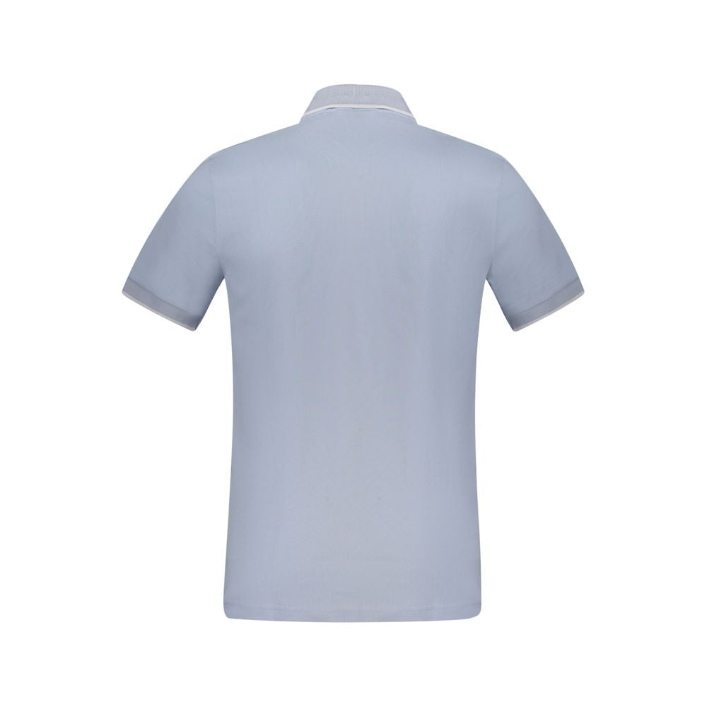 Hugo Boss Hellblaues Baumwoll-Poloshirt