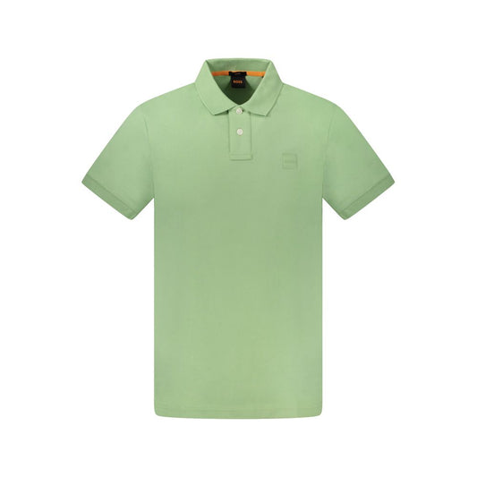 Hugo Boss Grünes Baumwoll-Poloshirt