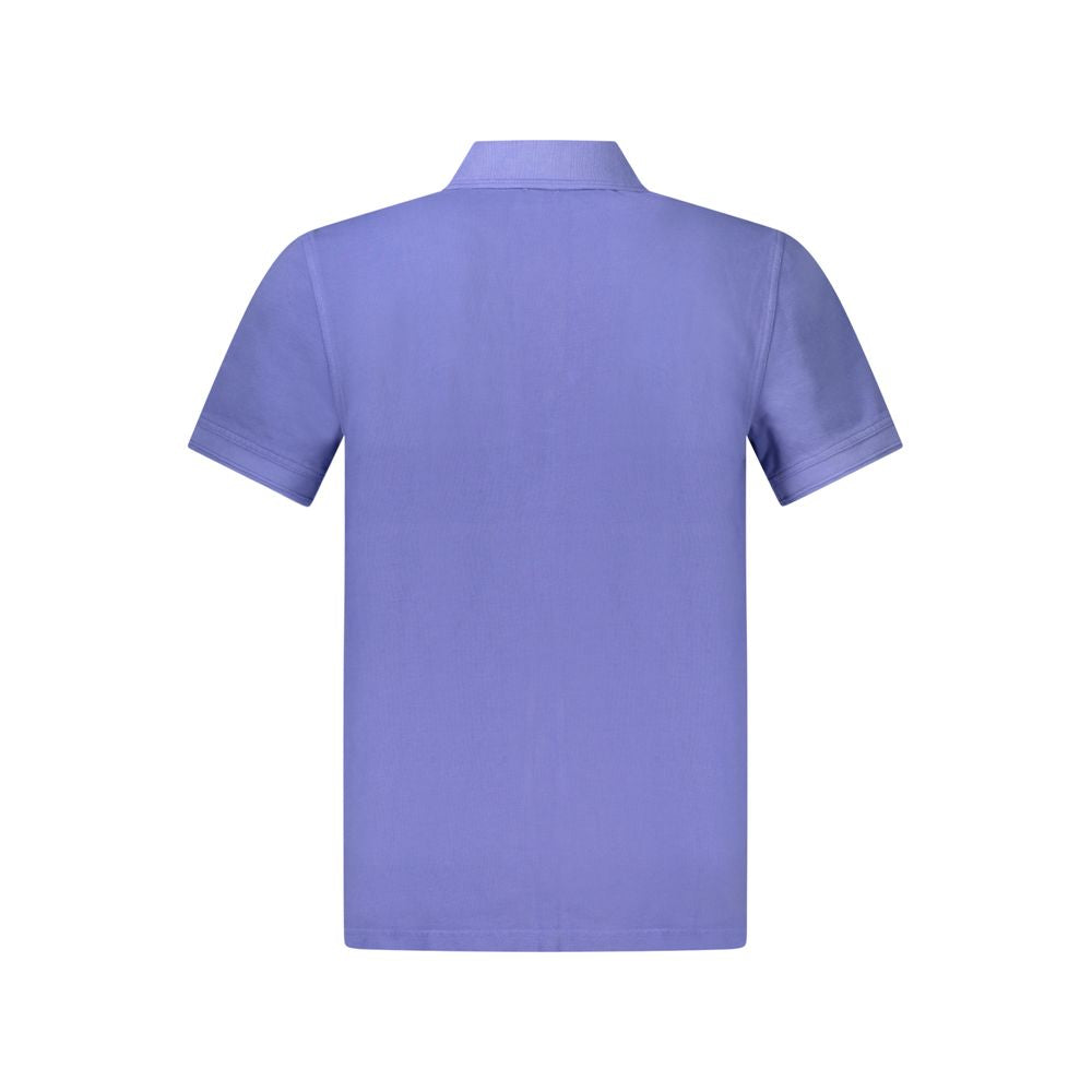 Hugo Boss Blaues Baumwoll-Poloshirt