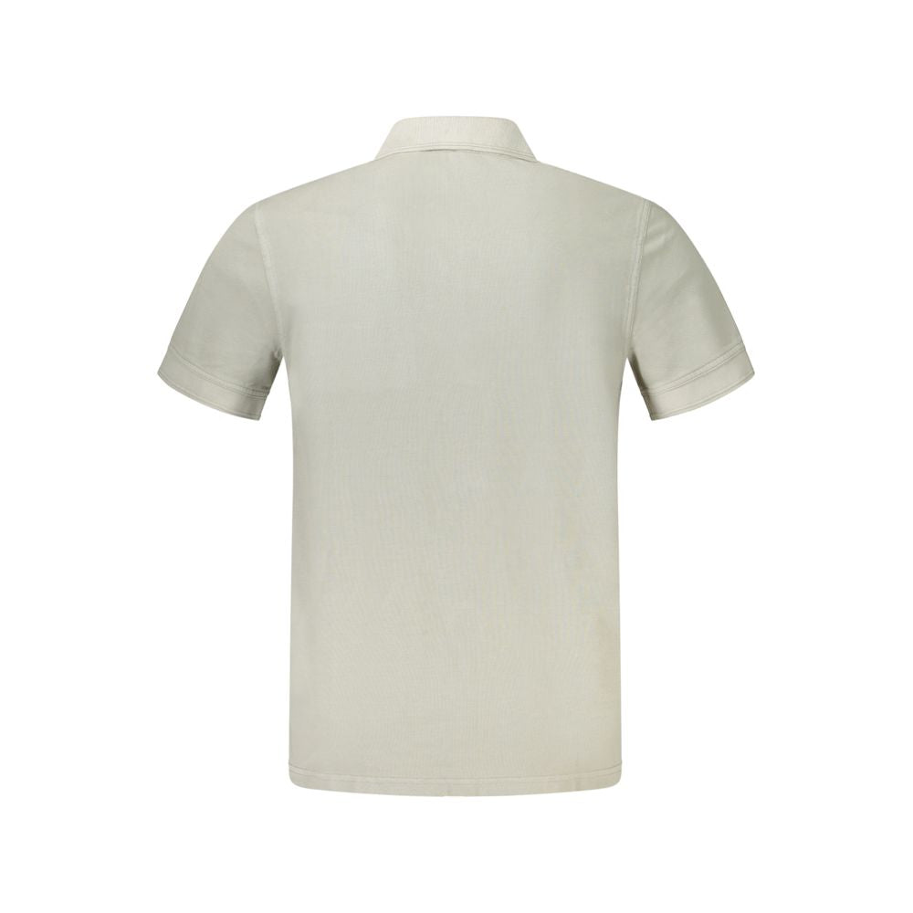 Hugo Boss Graues Baumwoll-Poloshirt