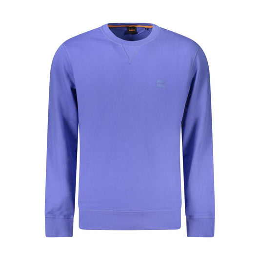 Hugo Boss Blauer Baumwollpullover