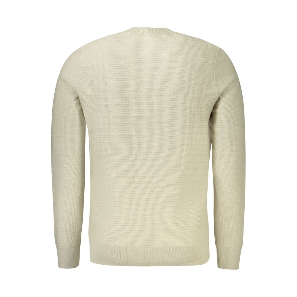 Hugo Boss Beigefarbener Baumwollpullover