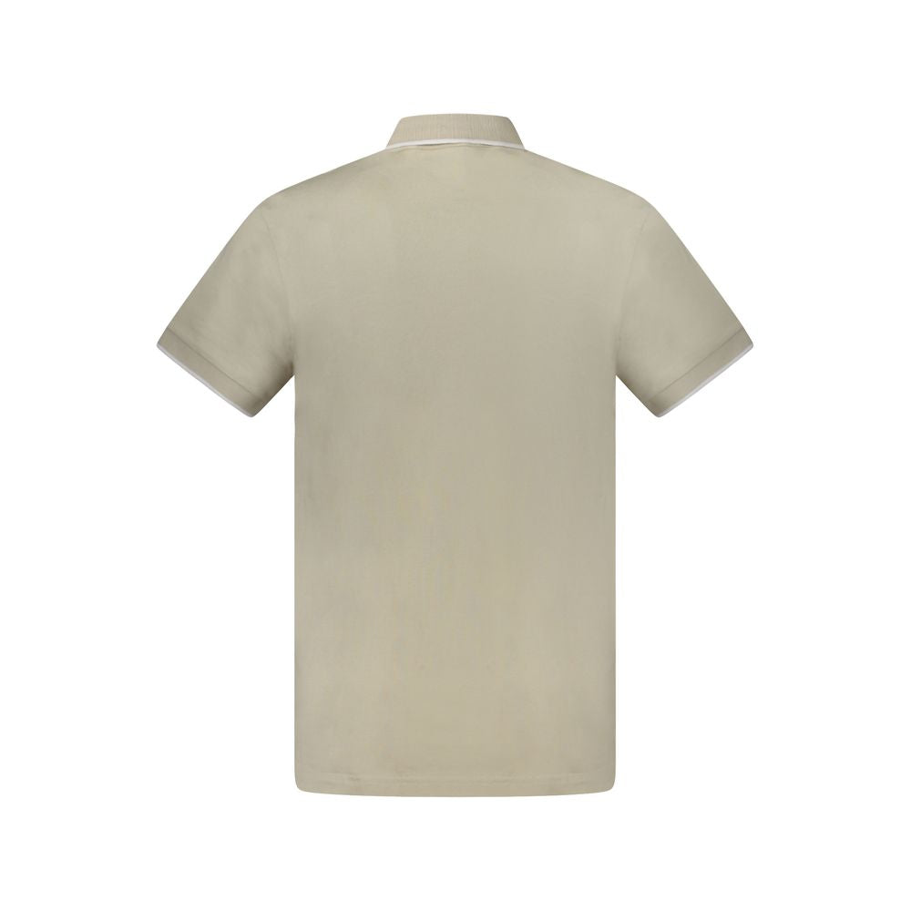 Hugo Boss Beigefarbenes Baumwoll-Poloshirt