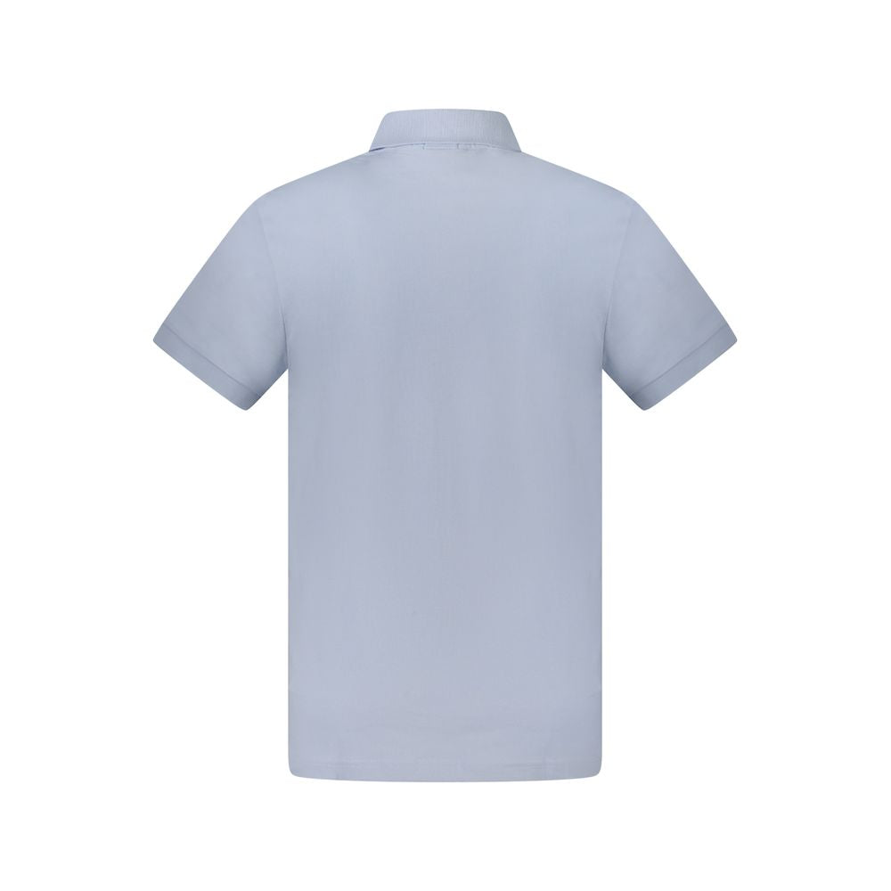 Hugo Boss Hellblaues Baumwoll-Poloshirt