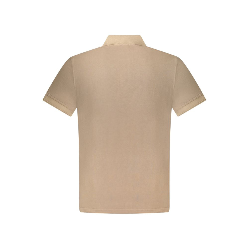 Hugo Boss Braunes Baumwoll-Poloshirt