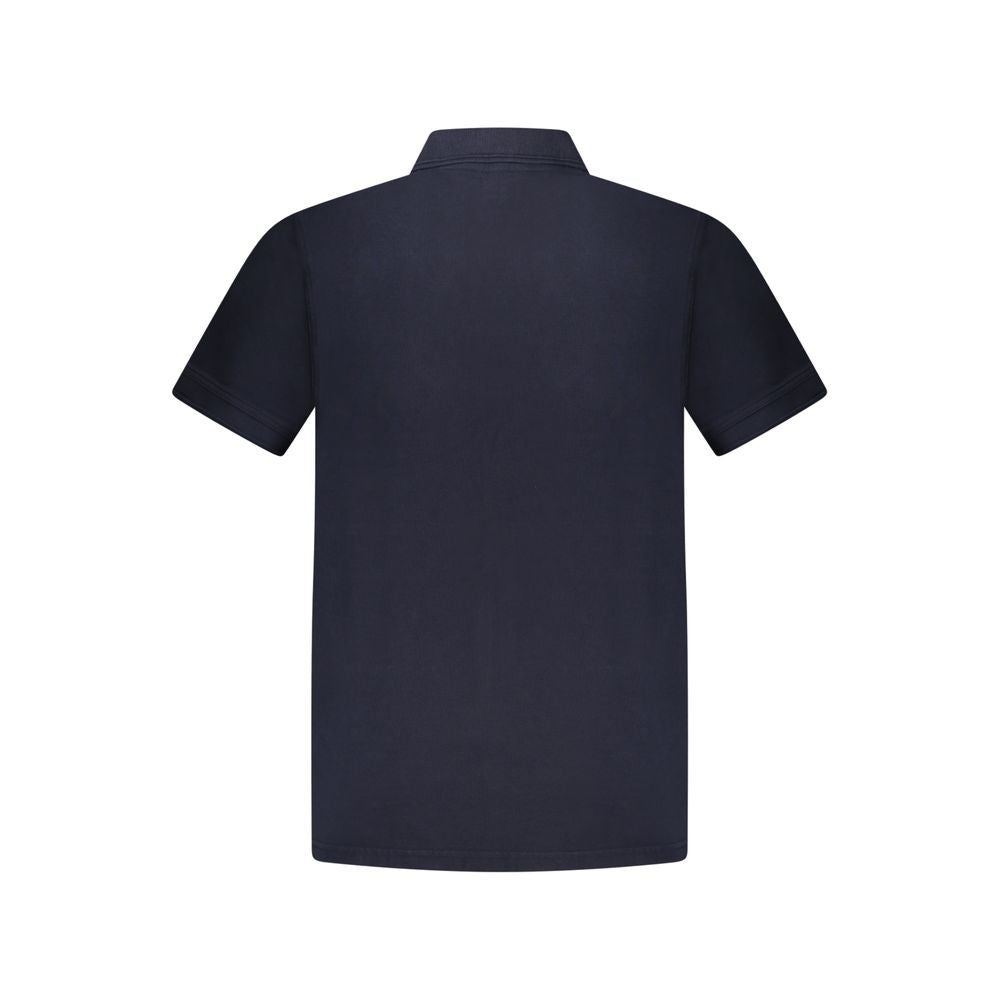 Hugo Boss Blaues Baumwoll-Poloshirt