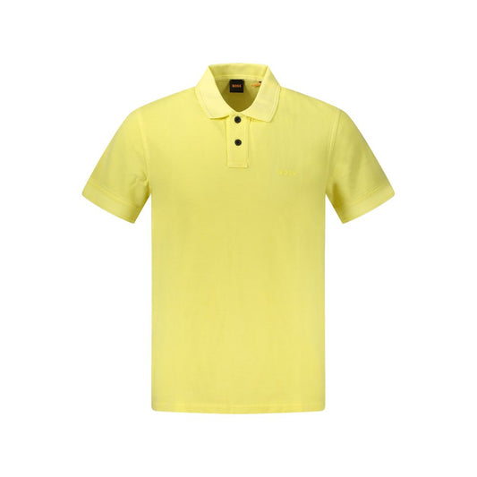 Hugo Boss Gelbes Baumwoll-Poloshirt