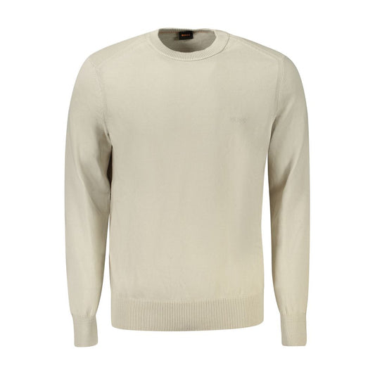 Hugo Boss Beigefarbener Baumwollpullover