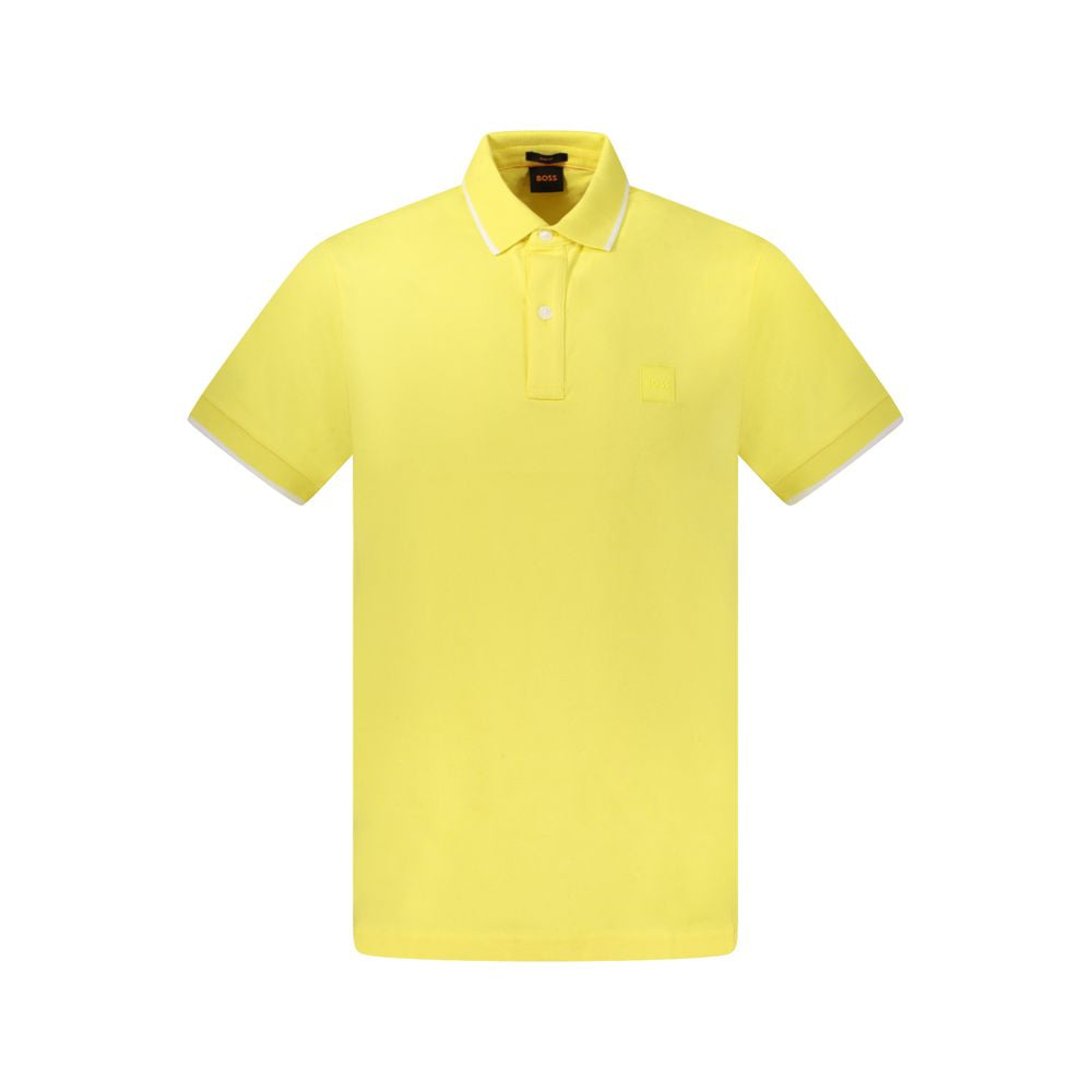 Hugo Boss Gelbes Baumwoll-Poloshirt