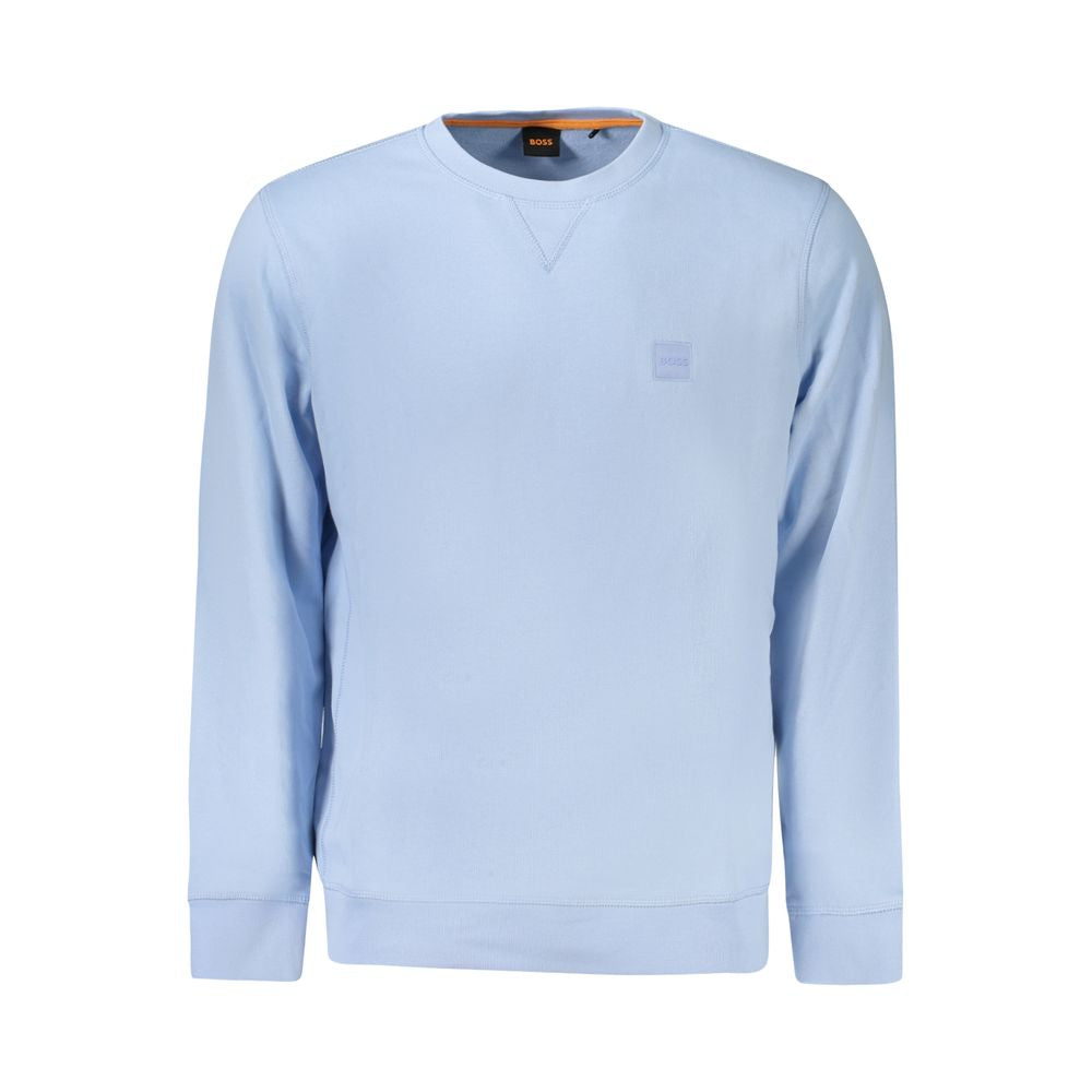 Hugo Boss Hellblauer Baumwollpullover