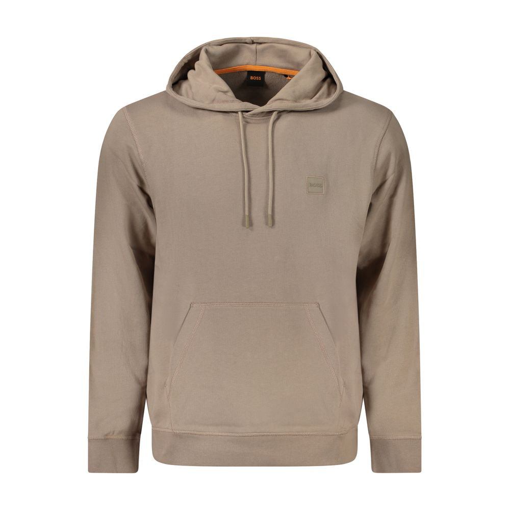 Hugo Boss Brauner Baumwollpullover