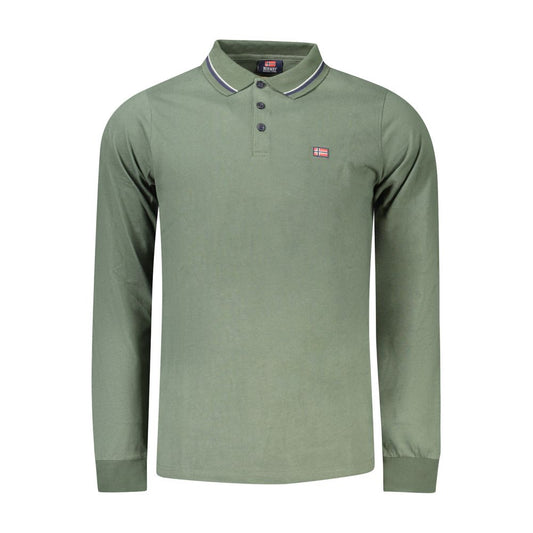 Norway 1963 Grünes Baumwoll-Poloshirt