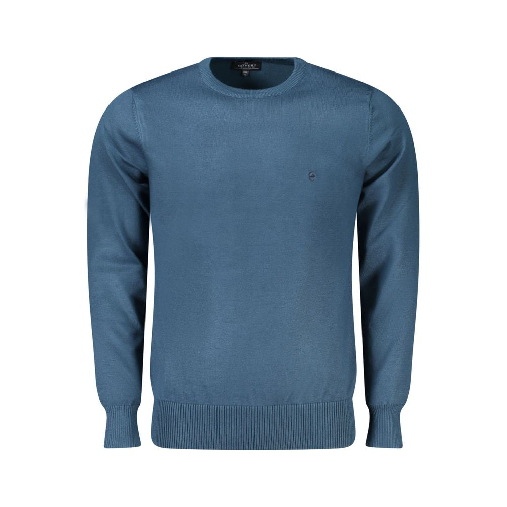 Coveri Moving Blauer Nylon-Pullover