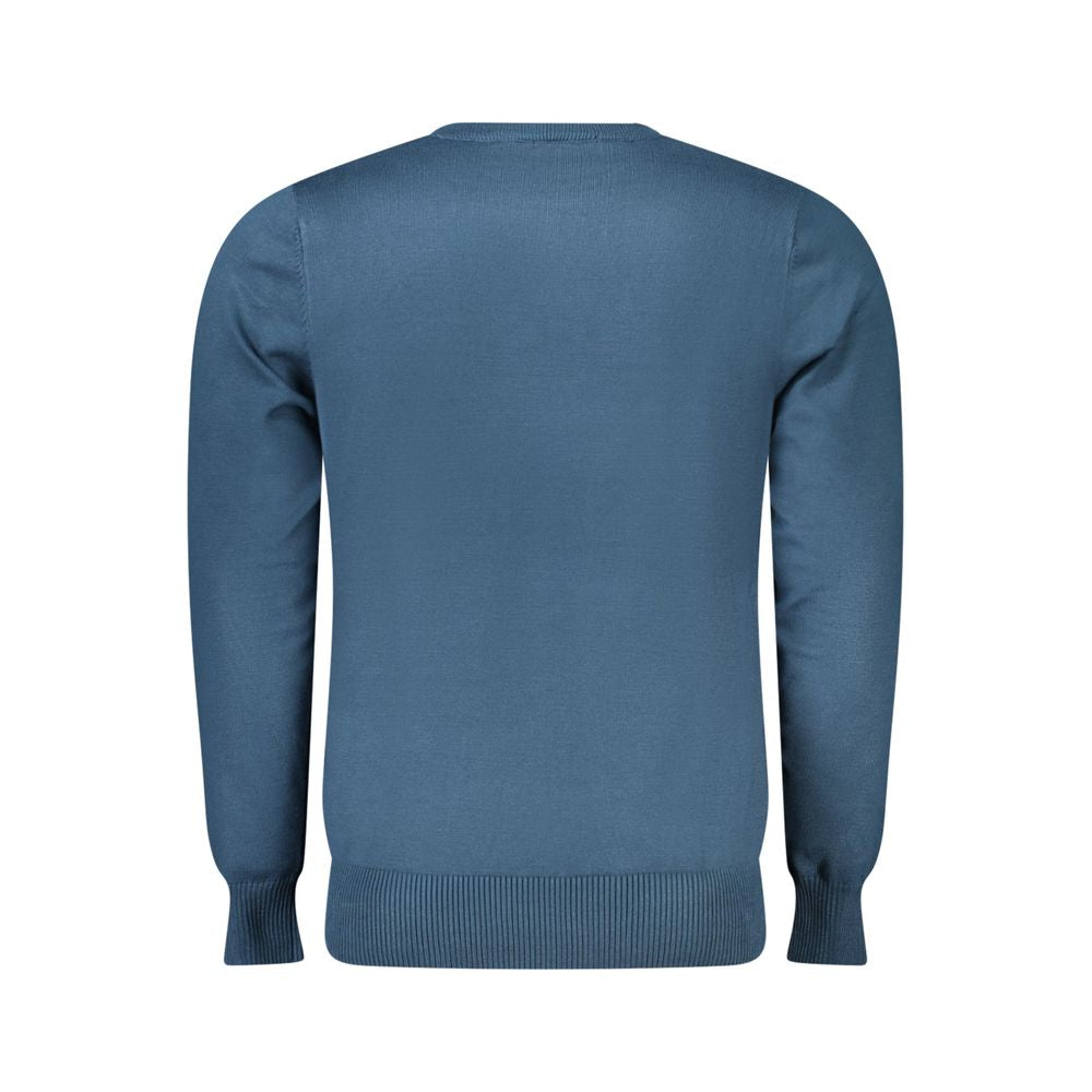 Coveri Moving Blauer Nylon-Pullover