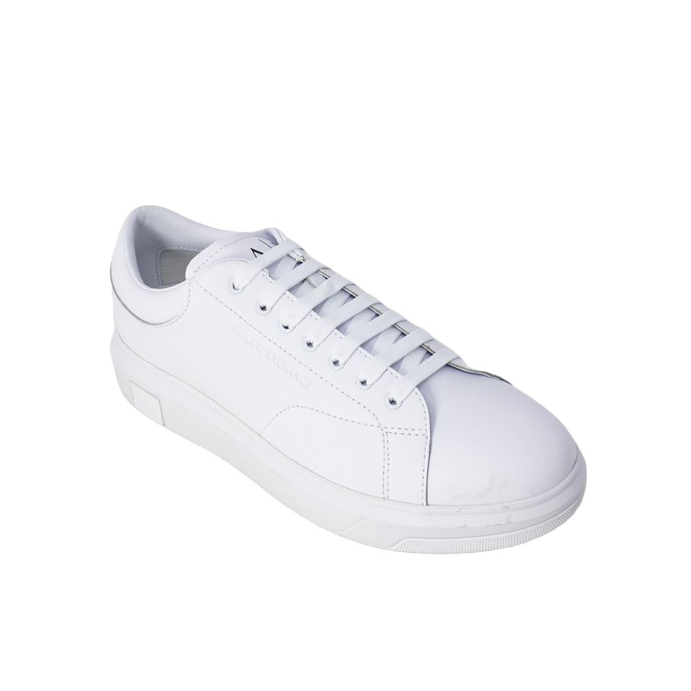 Armani Exchange Weißes Leder Sneaker