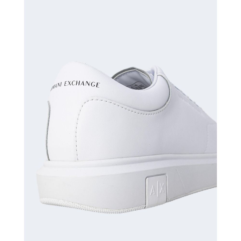 Armani Exchange Weißes Leder Sneaker