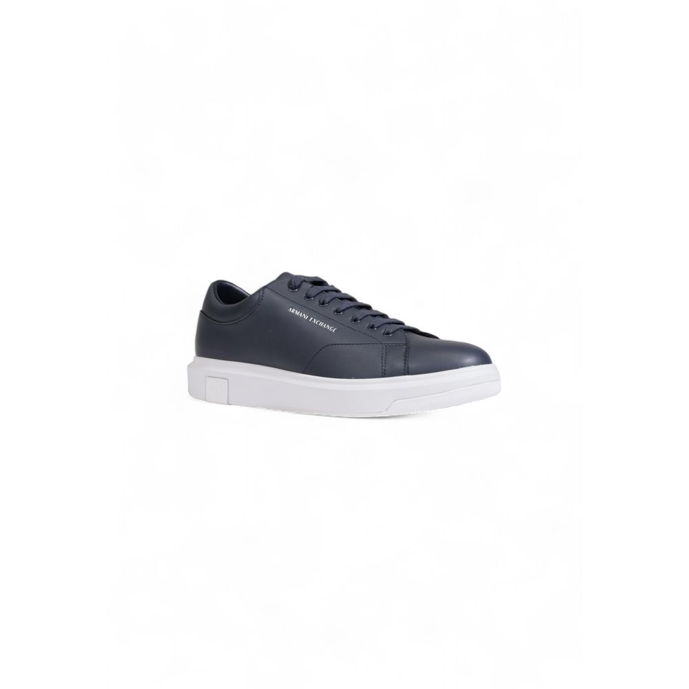 Armani Exchange Blaue Leder Sneaker