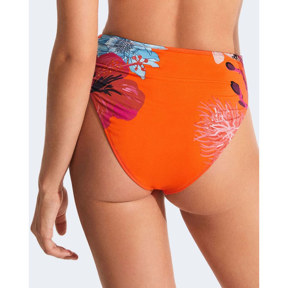 Desigual Orangefarbene Polyester-Badebekleidung