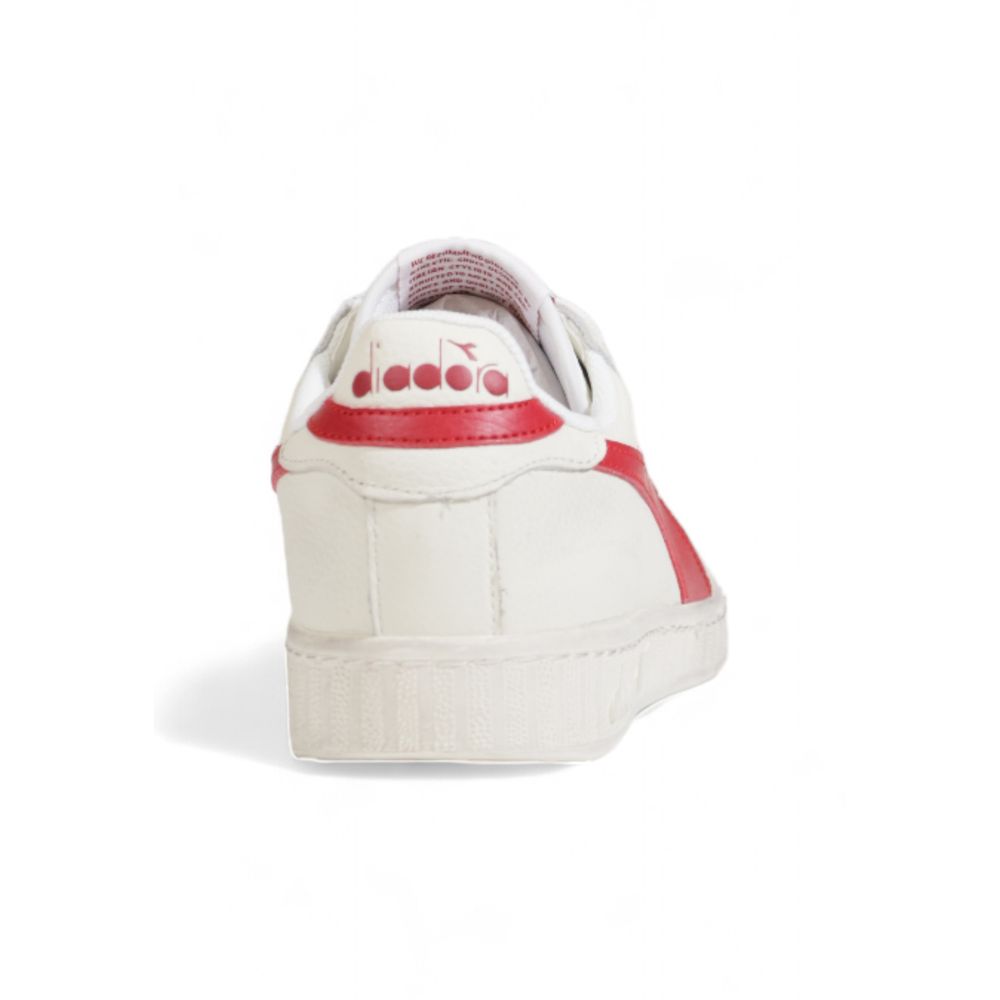 Diadora Rote Leder-Sneaker