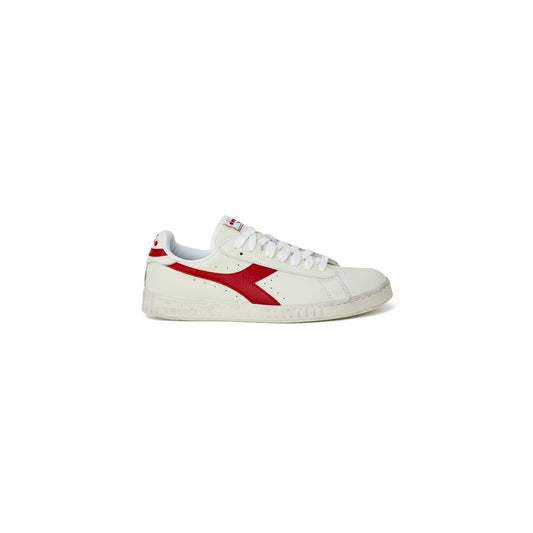 Diadora Rote Kunstleder-Sneaker