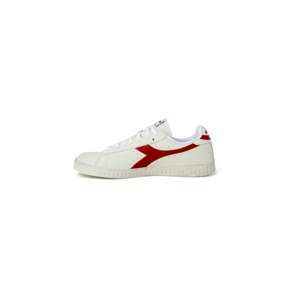 Diadora Rote Kunstleder-Sneaker