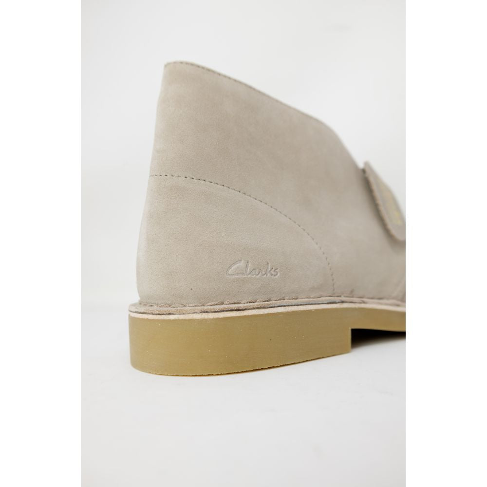 Clarks Graue Lederstiefel