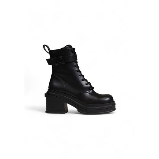 Armani Exchange Schwarzer Polyester-Stiefel