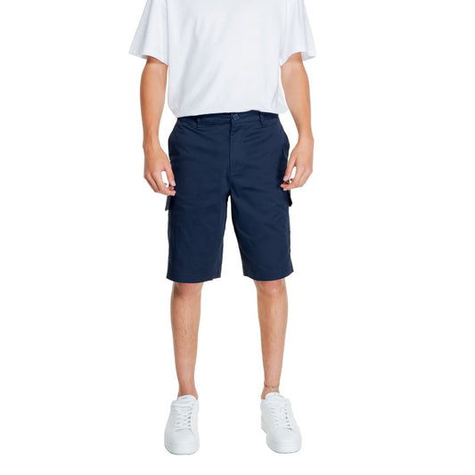 Armani Exchange Blaue Baumwollshorts