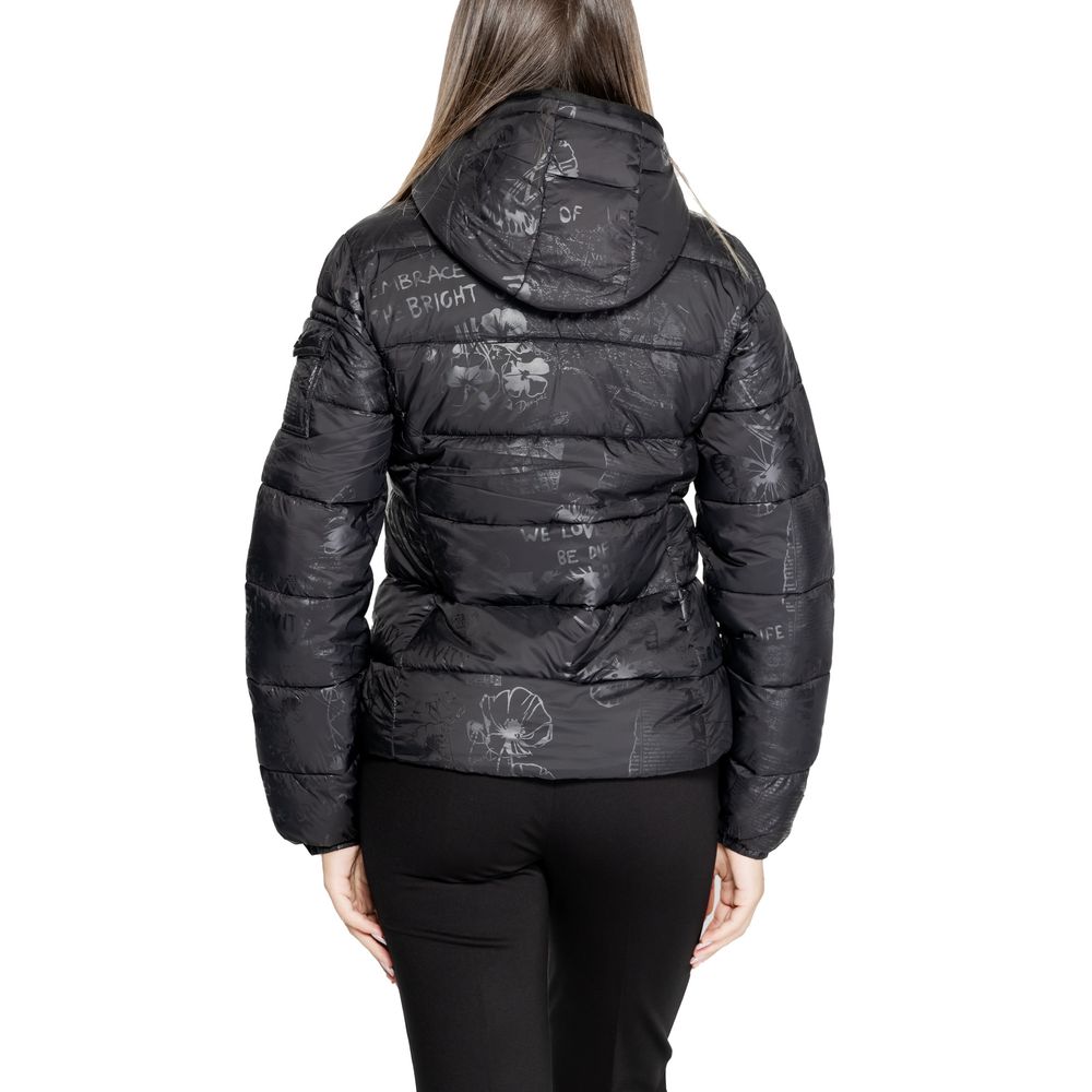 Desigual Schwarze Polyamid Jacken & Mantel