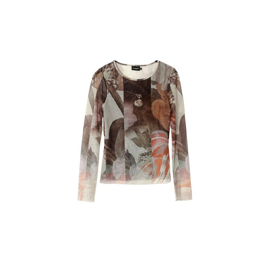 Desigual Braune Polyester-Oberteile & T-Shirt