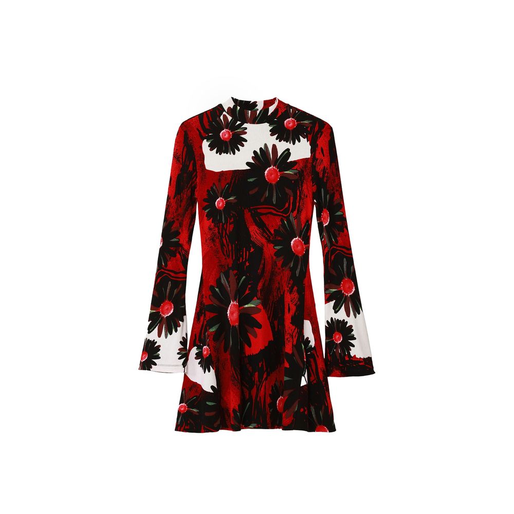 Desigual Rotes Viskosekleid