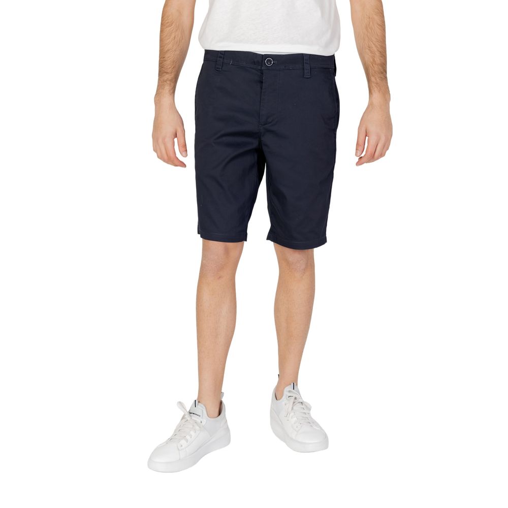 Armani Exchange Blaue Baumwollshorts