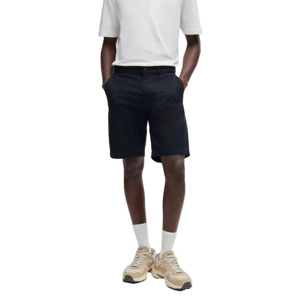 Hugo Boss Blaue Baumwollshorts