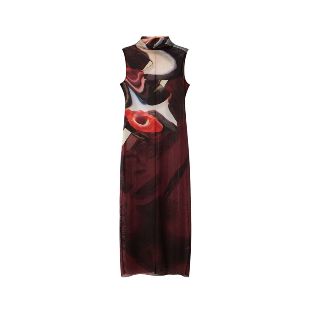 Desigual Braunes Polyesterkleid